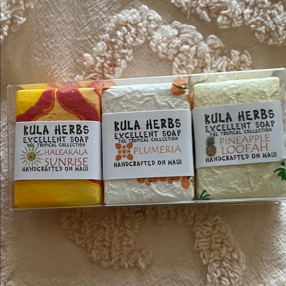 Tropical Collection Soap Set 3 bars